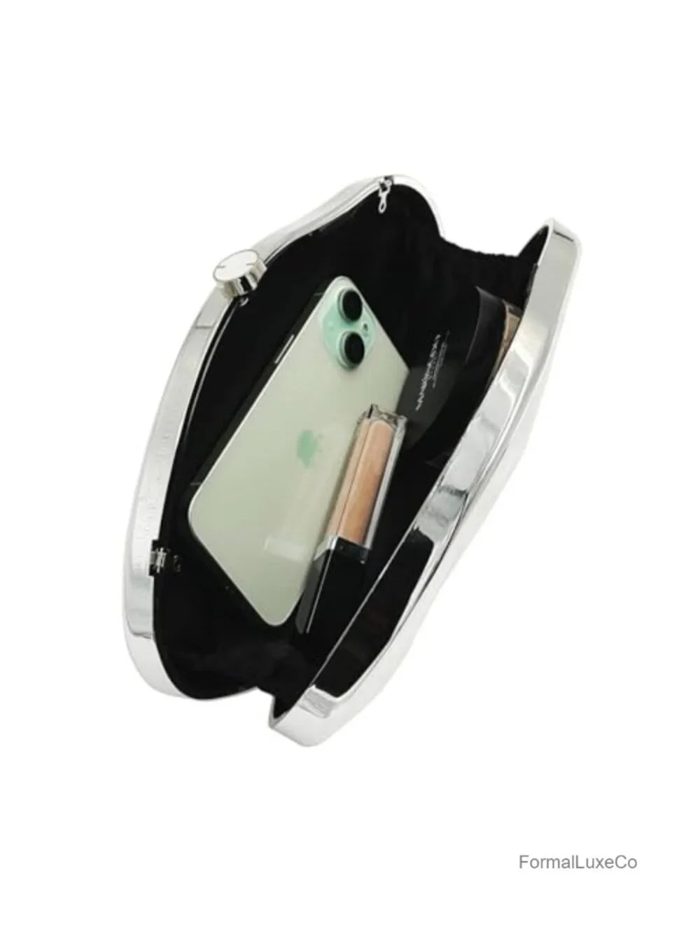 Acrylic Clutch Purse Formal Evening Bag Metallic Clutch Women Prom Wedding